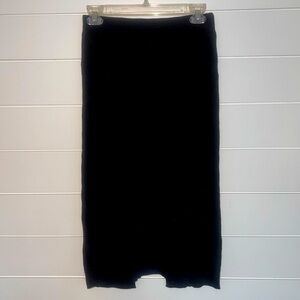 Split back pencil skirt